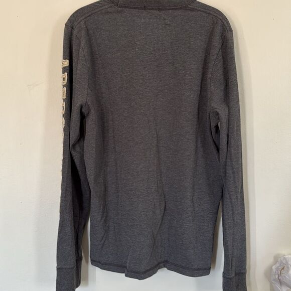 Abercrombie & Fitch Gray Muscle Fit Sweatshirt XL Long Sleeve Pullover - Picture 3 of 9